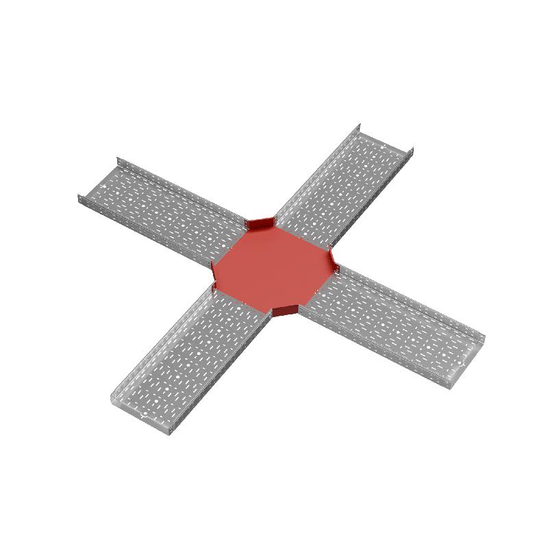 Ответвитель для лотка Х-образ. 400х80 "ПЛЮС" XDplus80-400 INOX304 КМ PL5734