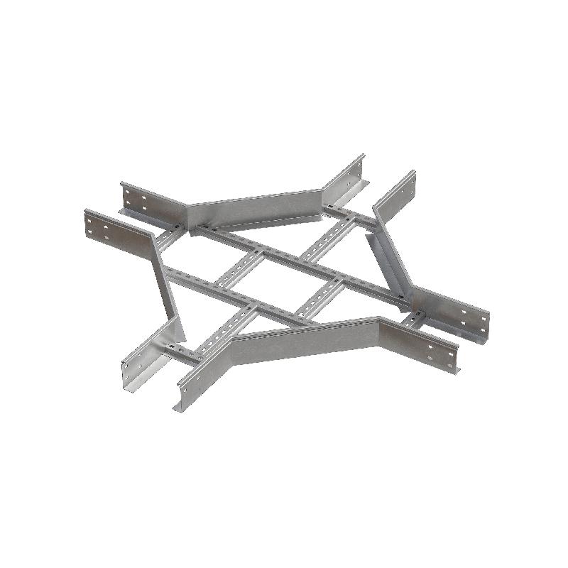 Ответвитель для лотка Х-образ. лестн. 100х100 1.5мм LXD100-100-1.5 INOX304 N КМ LO40517