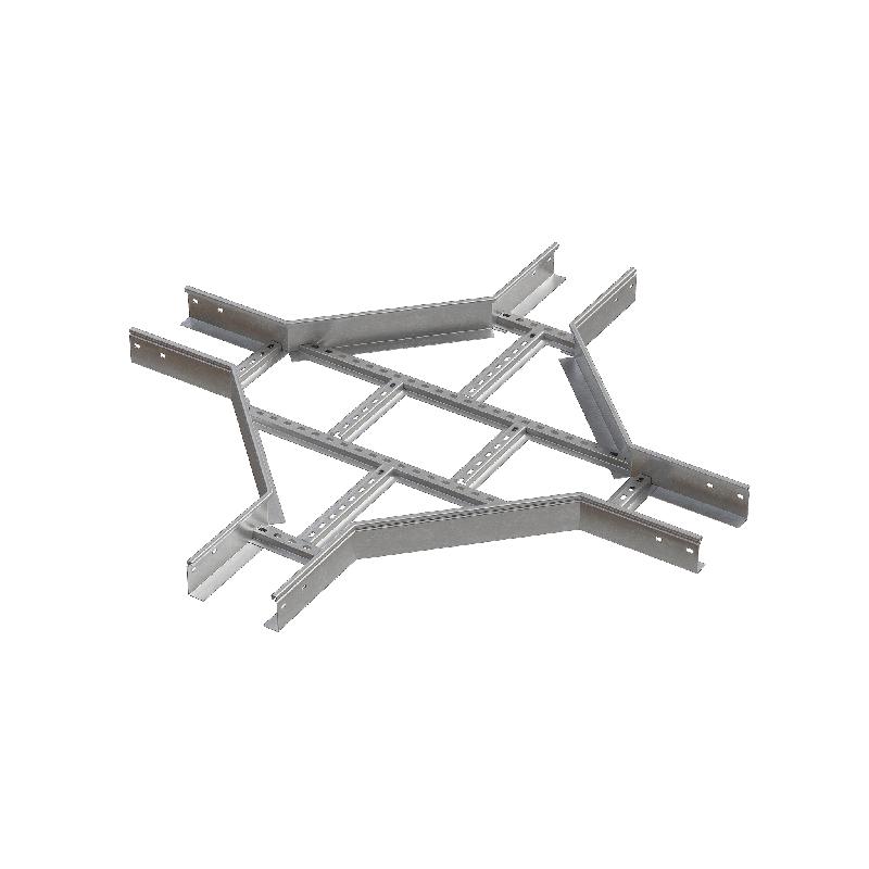 Ответвитель для лотка Х-образ. лестн. 100х80 1.5мм LXD80-100-1.5 INOX304 N КМ LO40508