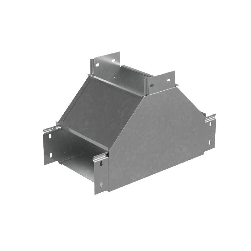 Отвод для лотка Т-образ. вертикал. вверх 100х80 "ПЛЮС" TDNplus80-100 INOX304 КМ PL6211