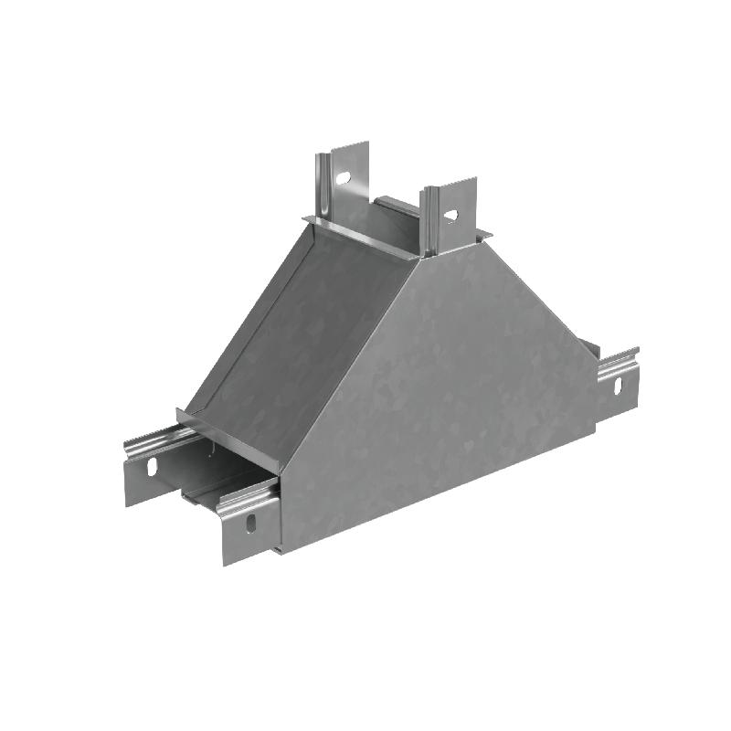 Отвод для лотка Т-образ. вертикал. вверх 400х50 "ПЛЮС" TDNplus50-400 INOX304 КМ PL6208