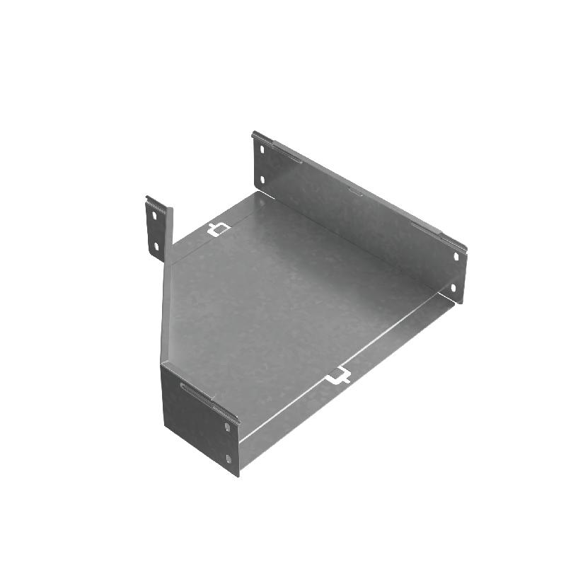 Переходник для лотка правый 100х200-400 "ПЛЮС" PDplus100-200-400-R INOX304 КМ PL5803