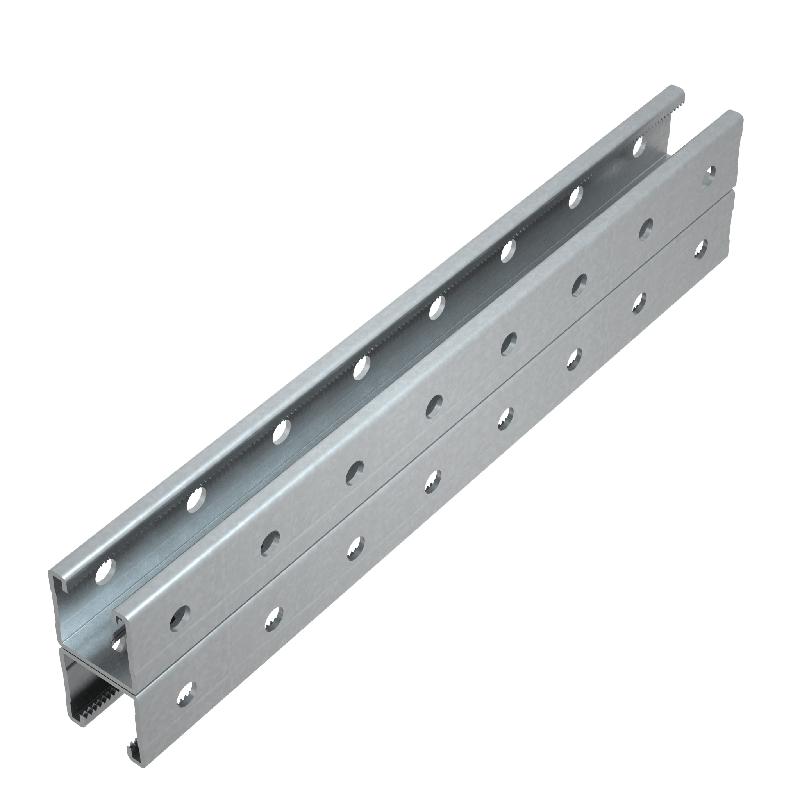 Профиль-Страт двойной перфорир. 41х41 L400 3мм 2STPV41-41-400 3P HD тройная перфорация КМ LO41721