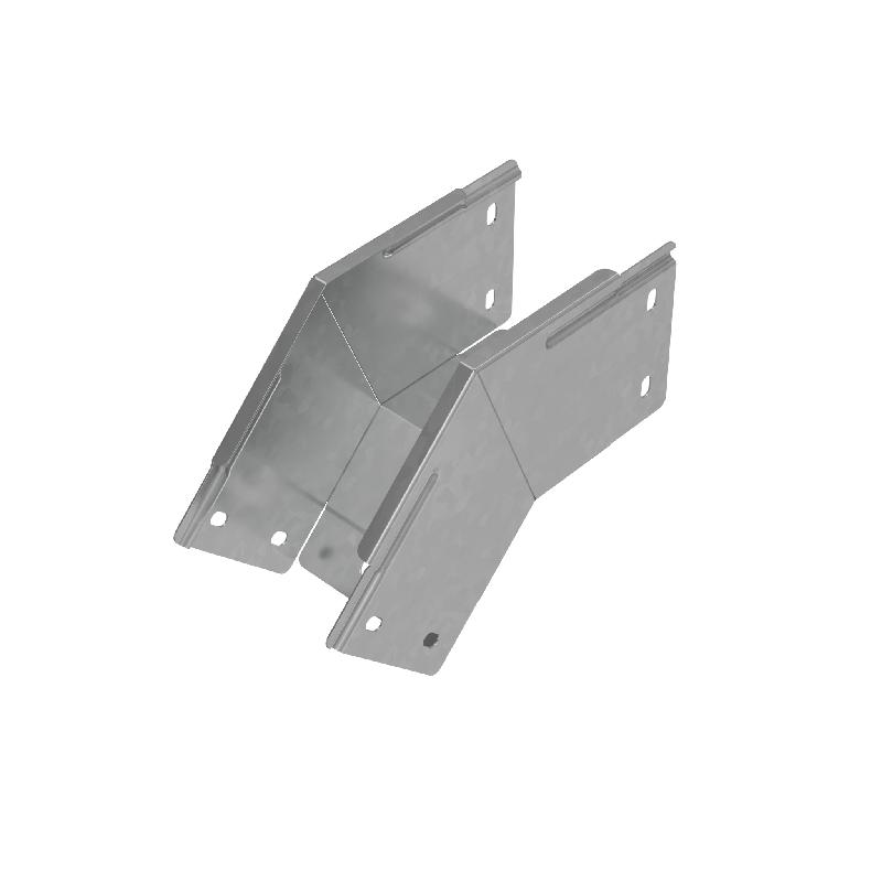 Угол для лотка вертикальный внешний 45град. 100х100 "ПЛЮС" VLplus45-100-100 INOX304 КМ PL5671