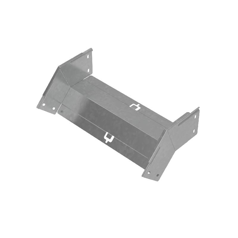 Угол для лотка вертикальный внешний 45град. 400х100 "ПЛЮС" VLplus45-100-400 INOX304 КМ PL5675