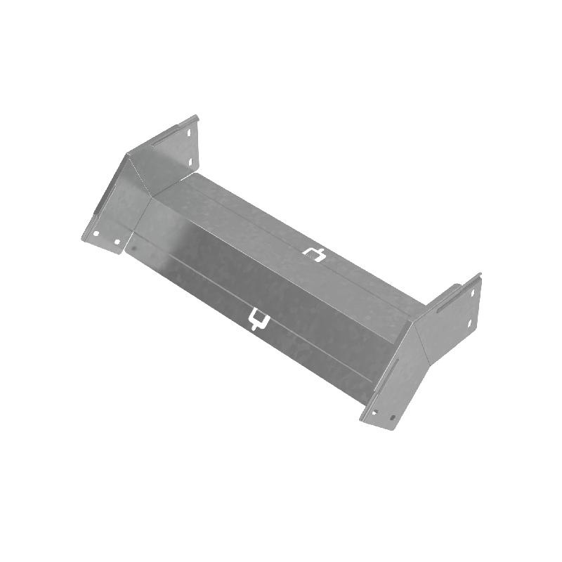 Угол для лотка вертикальный внешний 45град. 500х100 "ПЛЮС" VLplus45-100-500 INOX304 КМ PL5676