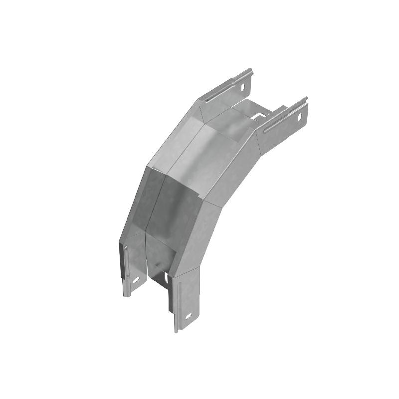 Угол для лотка вертикальный внешний 90град. 100х50 "ПЛЮС" VLplus90-50-100 INOX304 КМ PL5635