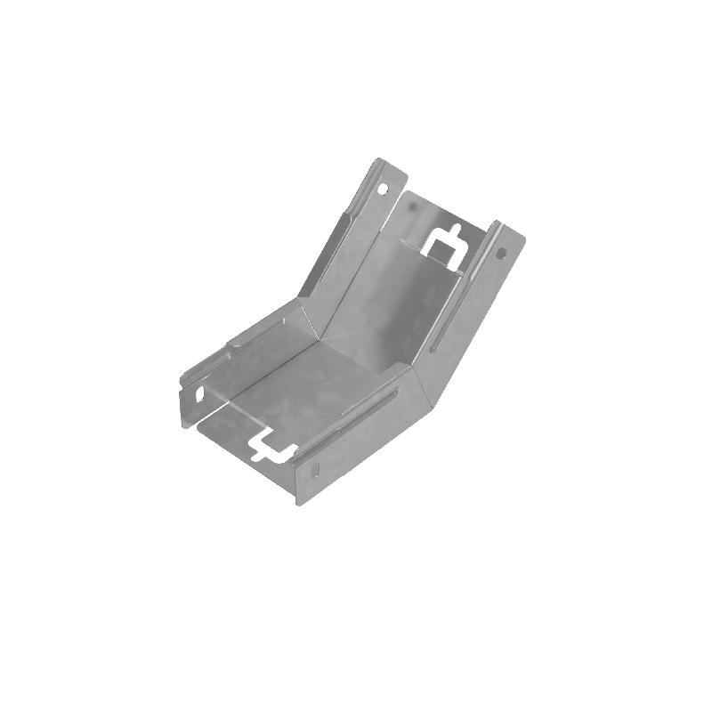 Угол для лотка вертикальный внутренний 45град. 100х50 "ПЛЮС" NLplus45-50-100 INOX304 КМ PL5613