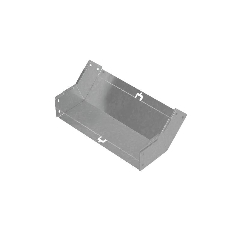 Угол для лотка вертикальный внутренний 45град. 400х100 "ПЛЮС" NLplus45-100-400 INOX304 КМ PL5631