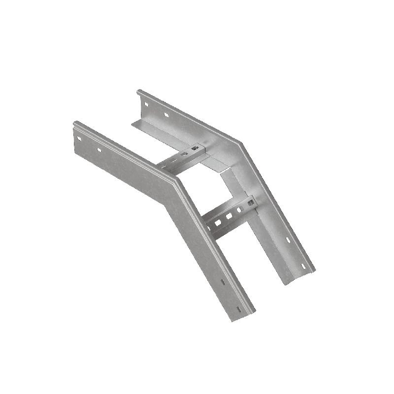 Угол для лотка вертикальный внутренний лестн. 45град. 200х80 1.5мм LVL45-80-200-1.5 INOX304 N КМ LO40300