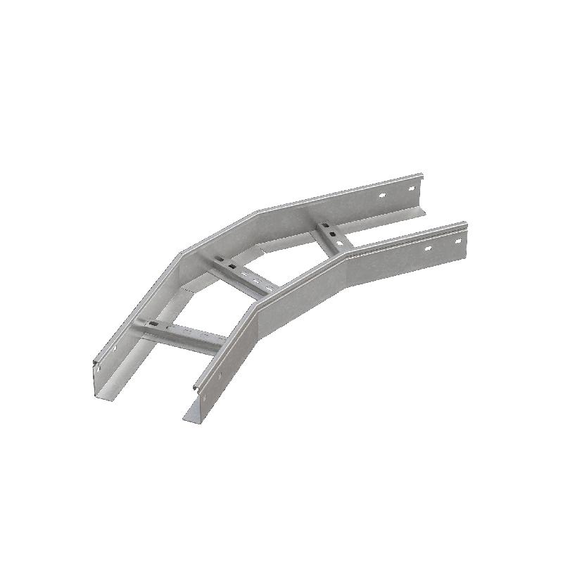 Угол для лотка горизонтальный лестн. 45град. 300х80 1.5мм LGL45-80-300-1.5 INOX304 N КМ LO38167