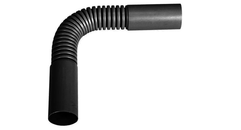 Поворот гибкий гофрированный труба-труба 20мм черн. Ruvinil П01420Ч