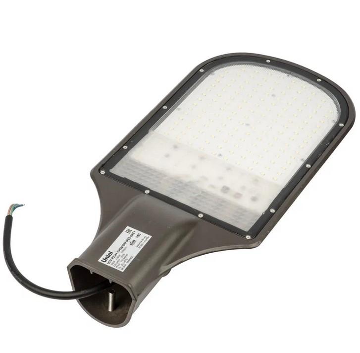 Светильник светодиодный ULV-R22H-100W/6500K GREY 6500К IP65 угол 110град. уличный консольный Uniel UL-00009441