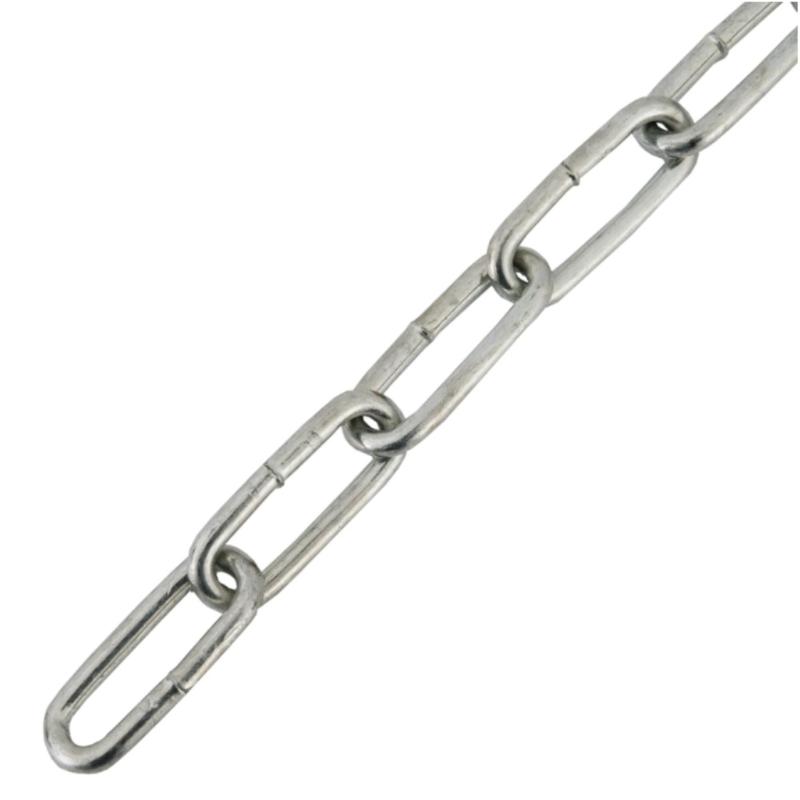 Цепь длиннозвенная 5мм DIN 763 (LLC) накл. (уп.32м) Tech-Krep/Zitar 103333