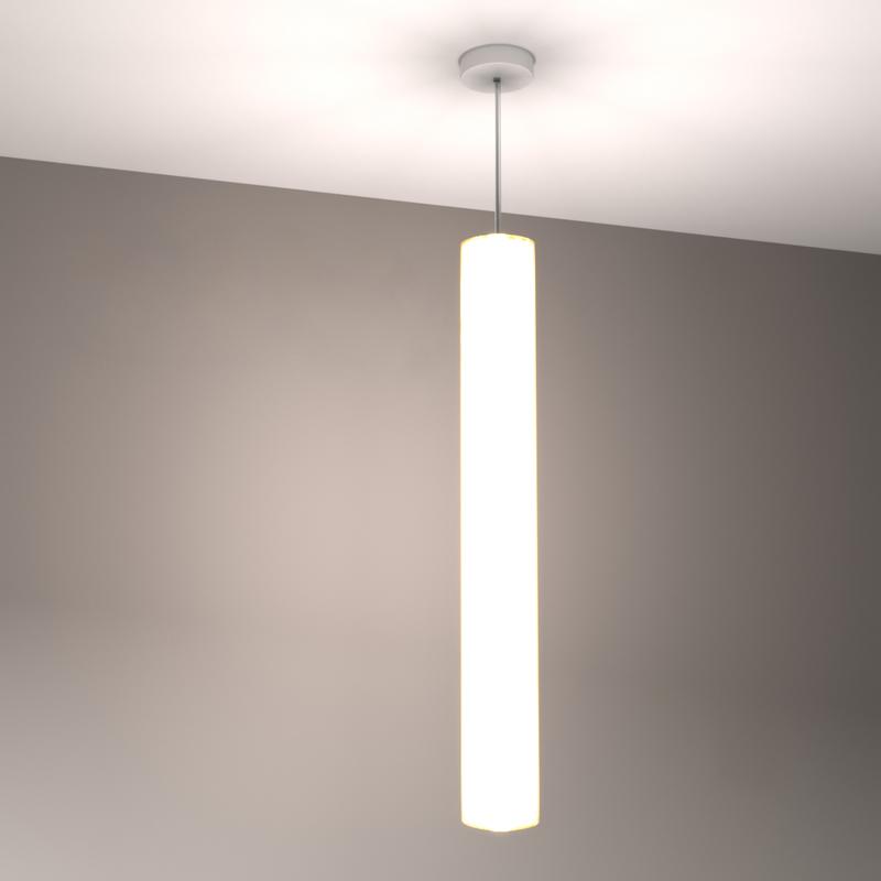 Светильник светодиодный RVE-PLSD80-580-H 18Вт 4000К 580хD80мм подвесной анодир. RVElektro RVE00000225