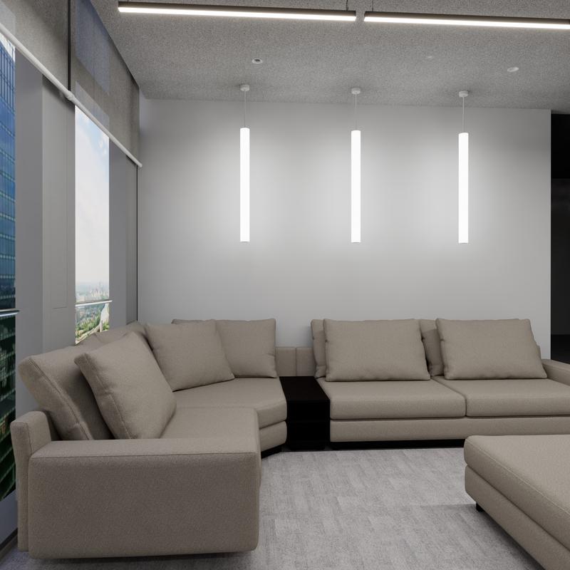 Светильник светодиодный RVE-PLSD80-900-H 26Вт 4000К 900хD80мм подвесной анодир. RVElektro RVE00000226