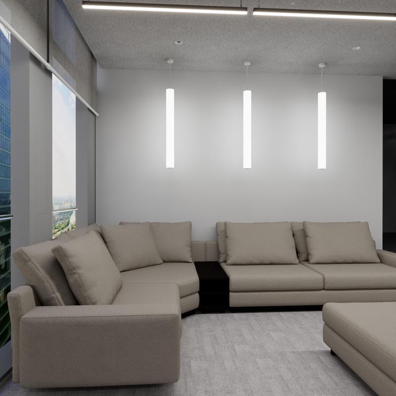 Светильник светодиодный RVE-PLSD100-900-H 26Вт 4000К 900хD100мм подвесной анодир. RVElektro RVE00000231