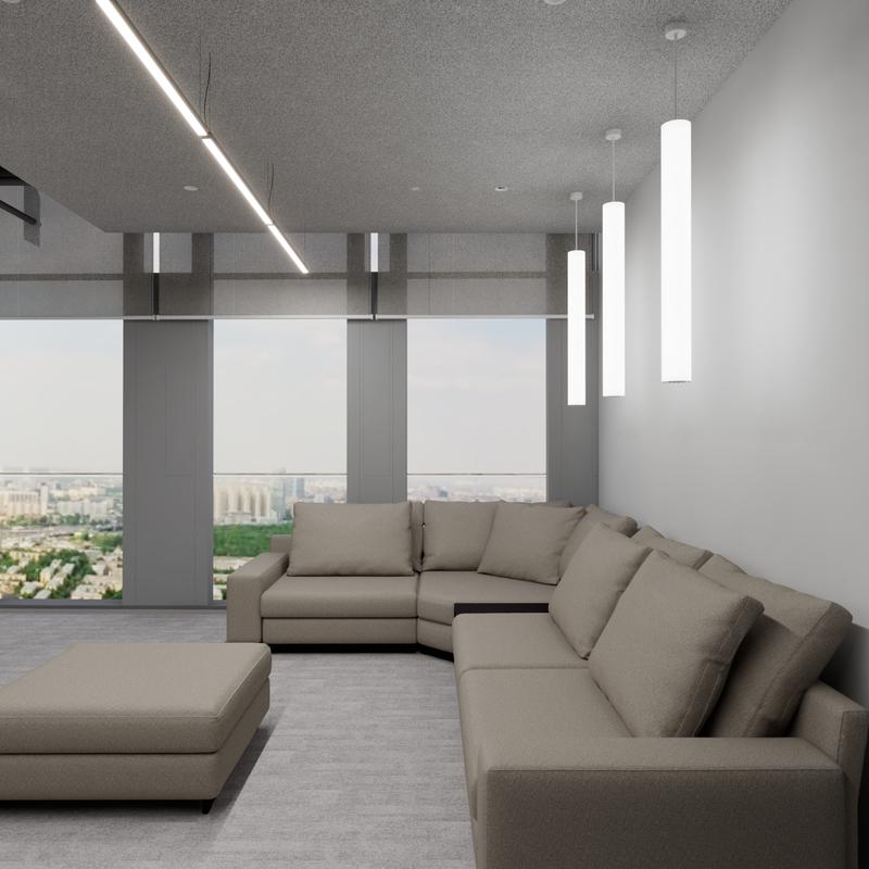 Светильник светодиодный RVE-PLSD110-580-H 18Вт 4000К 580хD110мм подвесной анодир. RVElektro RVE00000235