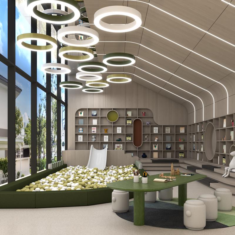 Светильник светодиодный RVE-LBX-HOLE-RING-900-P 69Вт 4000К 900х900х100мм подвесной шир. рассеив.=80мм бел. RVElektro RVE00000270