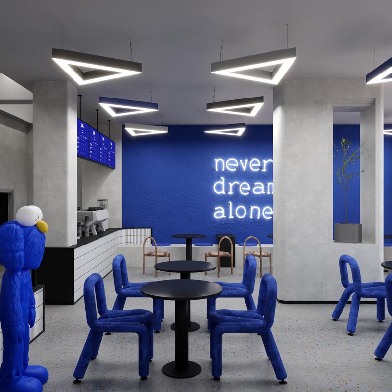 Светильник светодиодный RVE-LBX-HOLE-TRIO-1800-P 141Вт 4000К 1800х1559х100мм подвесной шир. рассеив.=80мм бел. RVElektro RVE00000406