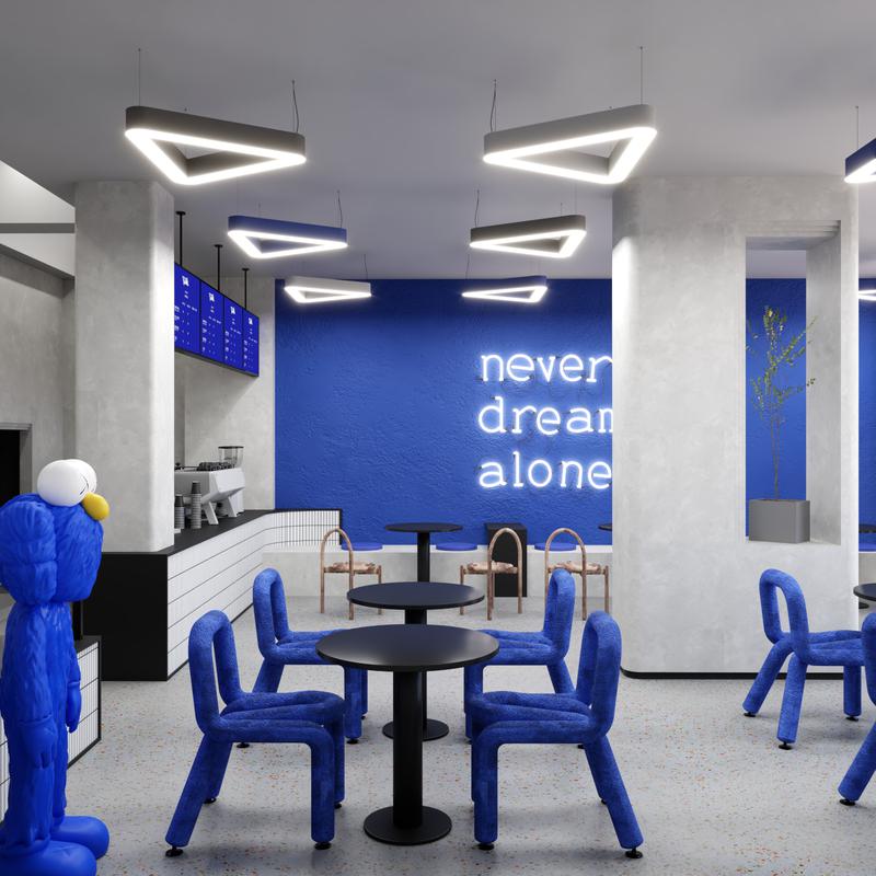 Светильник светодиодный RVE-LBX-HOLE-TRIO-SOFT-1200-P 97Вт 4000К 1200х1068х100мм подвесной шир. рассеив.=80мм бел. RVElektro RVE00000428