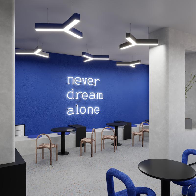 Светильник светодиодный RVE-LBX-TRINITY-2000-P 94Вт 4000К 2000х1732х100мм подвесной шир. рассеив.=80мм бел. RVElektro RVE00000446