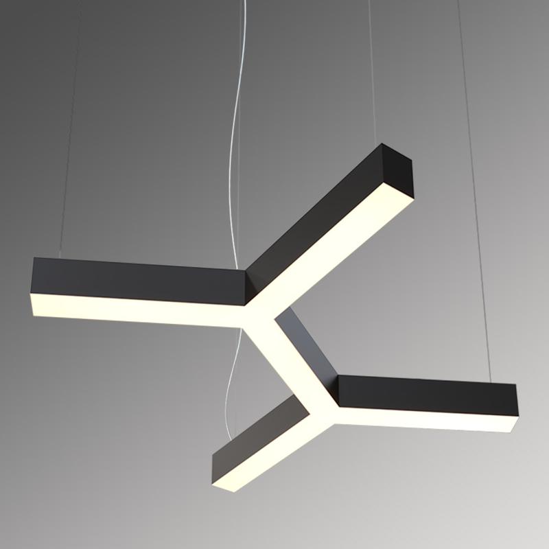 Светильник светодиодный RVE-LBX-TRINITY-2X-1800-P 137Вт 4000К 1800х2062х100мм подвесной шир. рассеив.=80мм бел. RVElektro RVE00000471