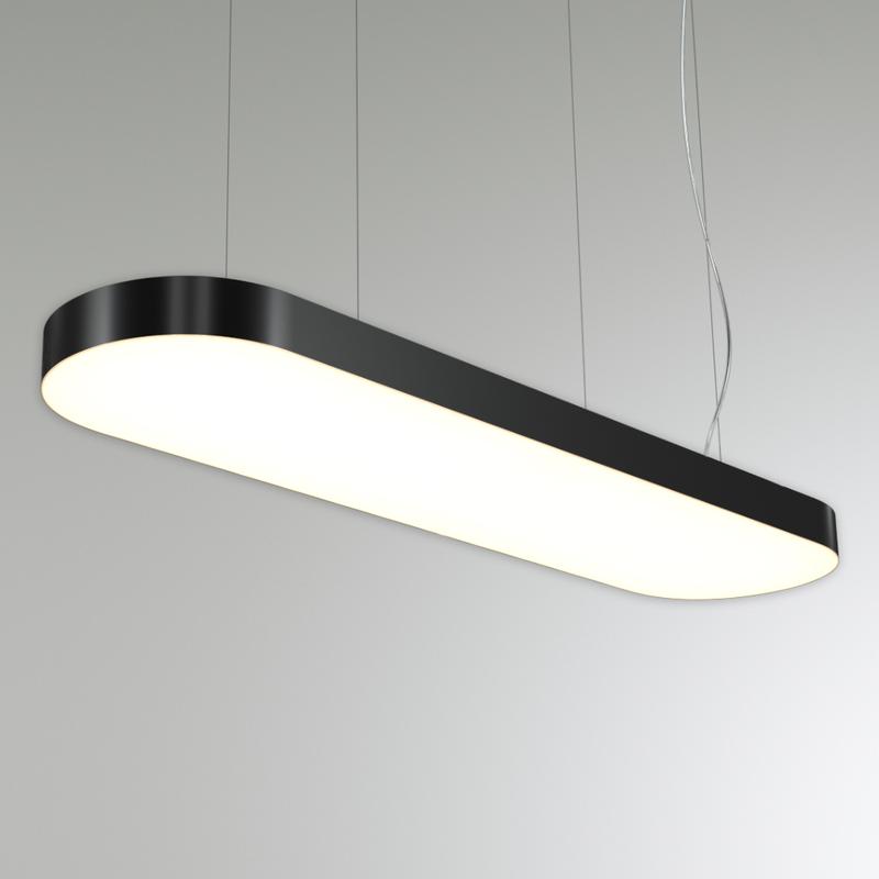 Светильник светодиодный RVE-LBX-LARGO-W-2000-P 118Вт 4000К 2000х350х100мм подвесной бел. RVElektro RVE00000487