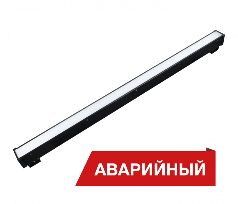 Светильник светодиодный Box SE 40/4000 opal-1500 40Вт 6000К IP40 4000лм 0.95Pf 80Ra Кп<1 Black clip аварийн. транзит Diora DBSE40-O-6K-BC-AT-1500