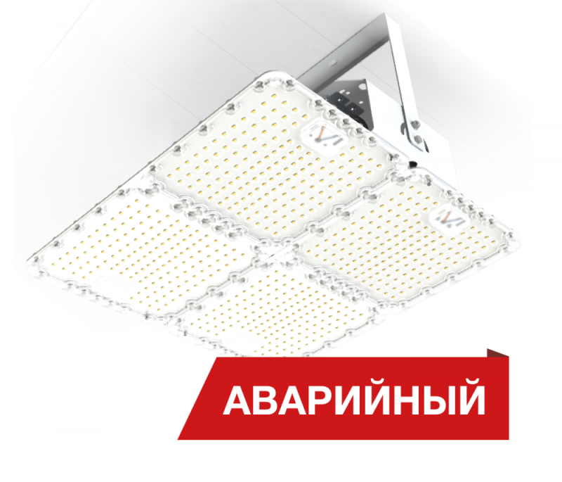 Светильник светодиодный Quadro 135/20000 Г60 135Вт 4000К IP54 20000лм 0.95PF 80Ra Кп<5 лира аварийн. Diora DQ135G60-4K-L-A