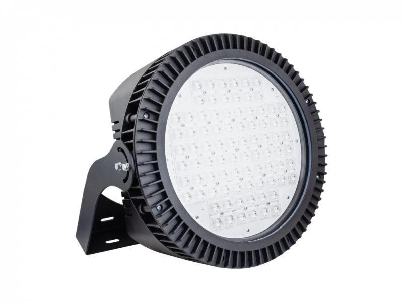 Светильник светодиодный Zevs Glass 300/41000 Д 300Вт 4000К IP66 41000лм 0.95PF 70Ra Кп<1 лира Diora DZG300D-4K-L