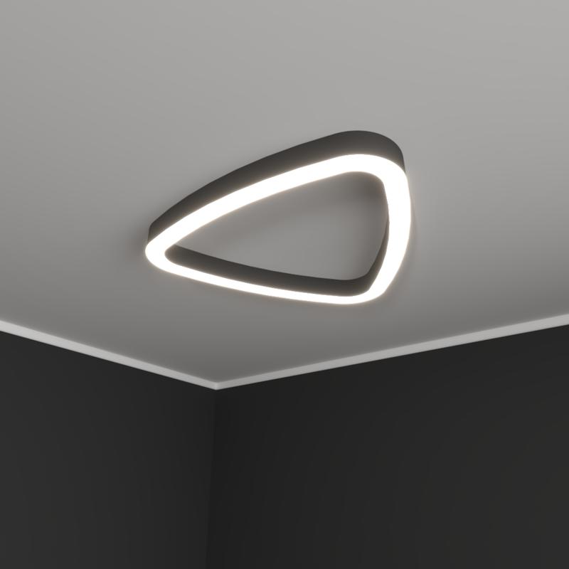 Светильник светодиодный RVE-LBX-HOLE-LITUS-1200-N 95Вт 4000К 1200х1140х70мм накладной бел. RVElektro RVE00001313