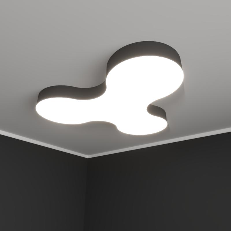 Светильник светодиодный RVE-LBX-SONAR-800-N 54Вт 4000К 800х736х100мм накладной бел. RVElektro RVE00001322