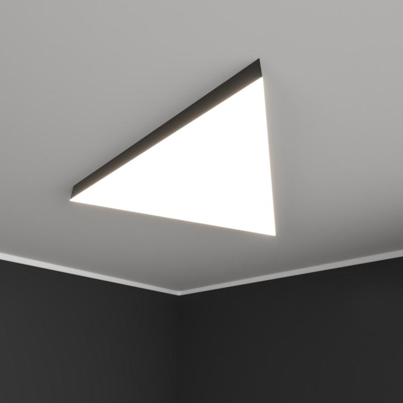 Светильник светодиодный RVE-LBX-TRIO-600-N 23Вт 4000К 600х520х100мм накладной бел. RVElektro RVE00001490