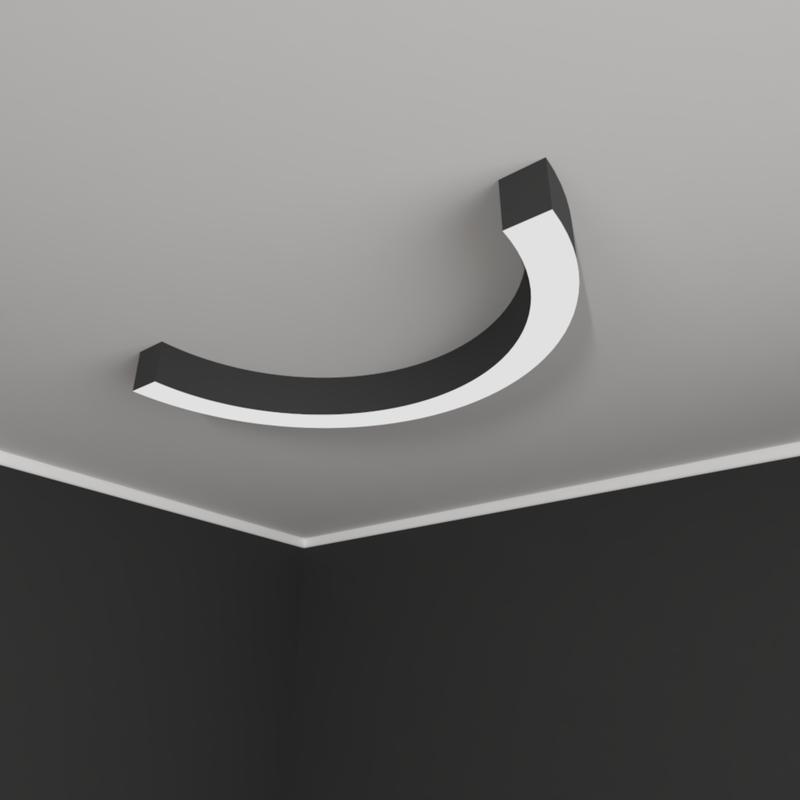 Светильник светодиодный RVE-LBX-ARCO-800-N 31Вт 4000К 800х400х100мм накладной шир. рассеив.=80мм бел. RVElektro RVE00001976