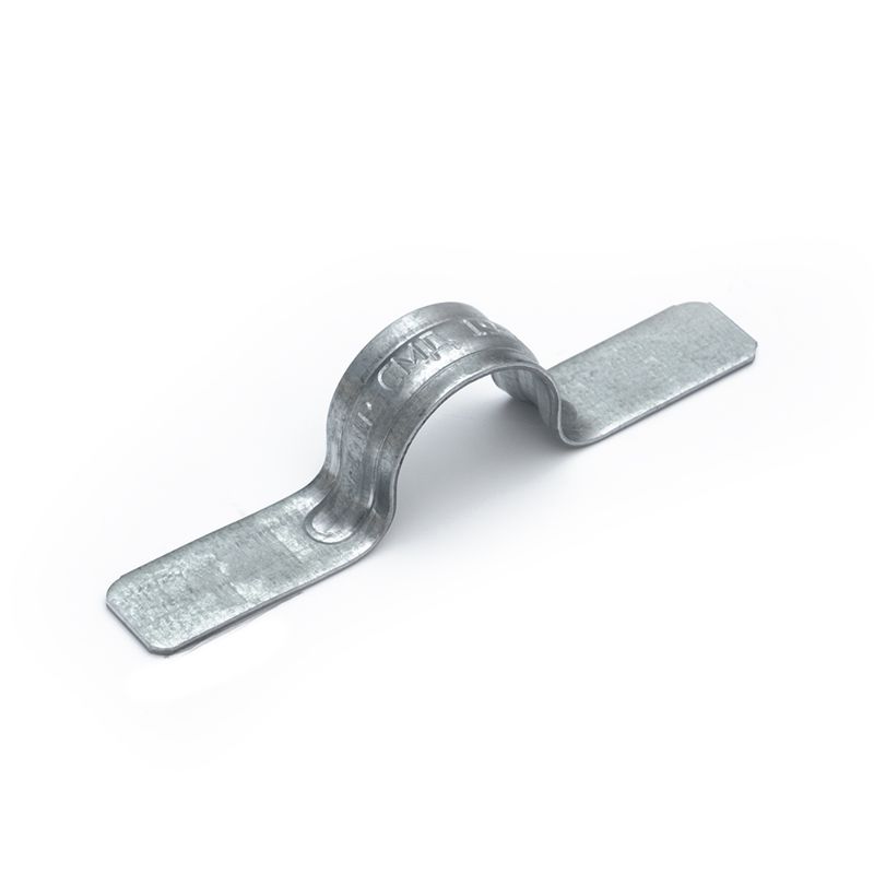 Скоба крепежная двухлапковая СМД d19-20мм метал. без отверстий (уп.100шт) Промрукав PR08.3641