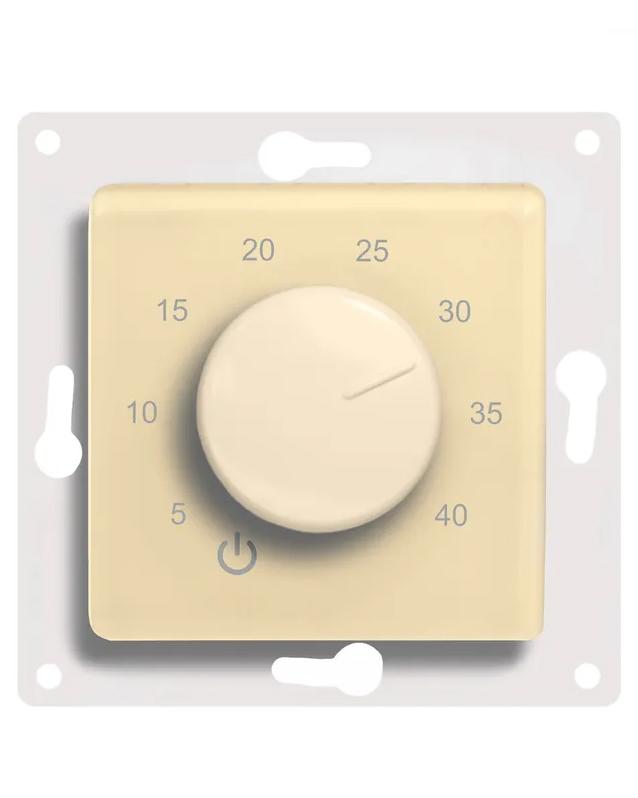 Термостат механический с ручным управлением; датчиком темпер. пола; под рамку Legrand Valena беж. Extherm Th-HF-V-B