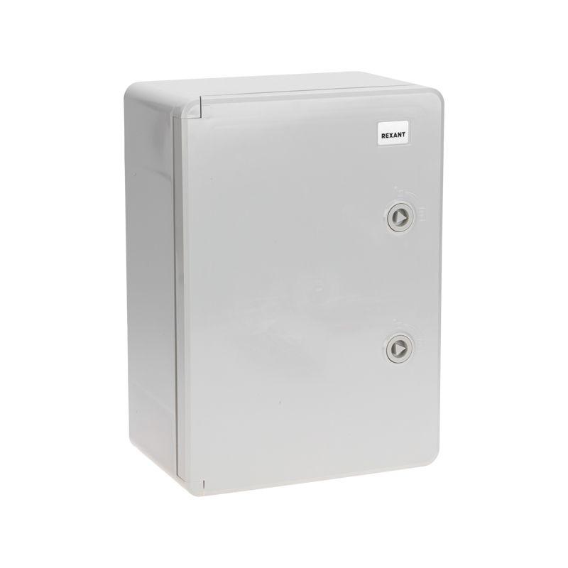 Корпус пластиковый ЩМПп 350х250х150 ABS УХЛ1 IP65 с монтажной панелью Rexant 11-0401