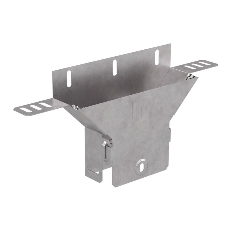 Ответвитель для лотка вертикальный 100х50 Стандарт с крышкой Промрукав PR16.0934