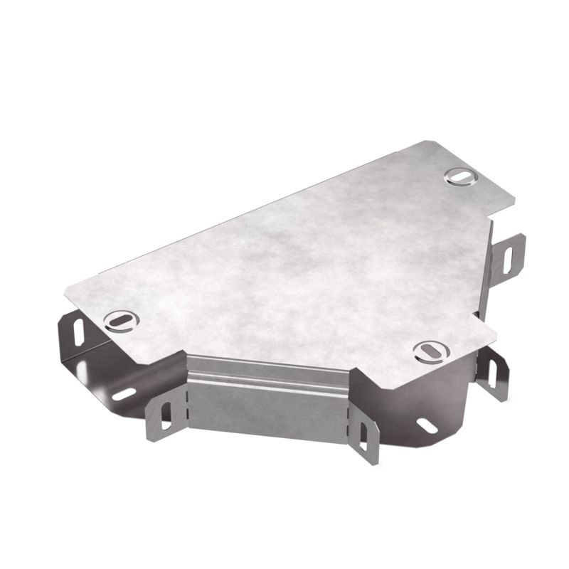 Ответвитель для лотка Т-образ. 100х50 Стандарт с крышкой Промрукав PR16.0432