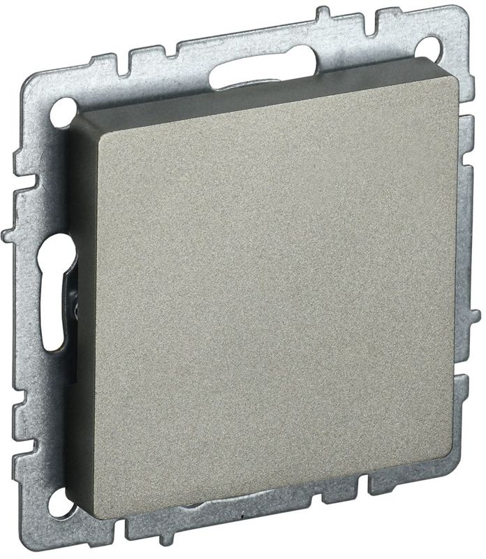 Заглушка c суппортом BRITE МЗ10-БрШ механизм шампань IEK BR-PL10-K37