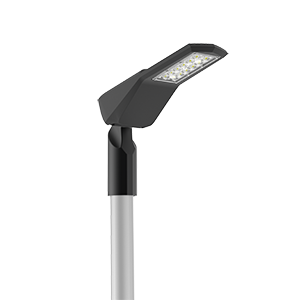 Светильник светодиодный Levante Urban RU 30Вт 3000К уличный кронштейн 60мм RAL9005 черн. муар VARTON V1-S1-9R660-40L30-6603030