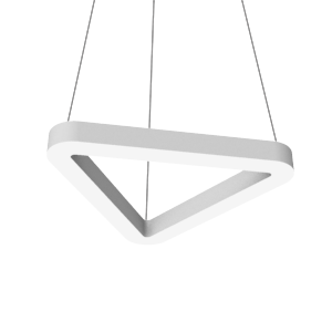 Светильник светодиодный Enso T 425х380х40мм 18Вт 3000К подвесной RAL9003 бел. матов. с опаловым рассеив. VARTON V1-R0-0T523-30000-2001830