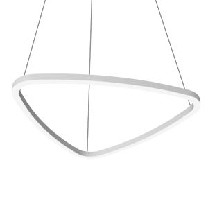 Светильник светодиодный Enso A 1100х1040х40мм 78Вт 3000К подвесной RAL9003 бел. матов. с опаловым рассеив. VARTON V1-R0-0A524-30000-2007830