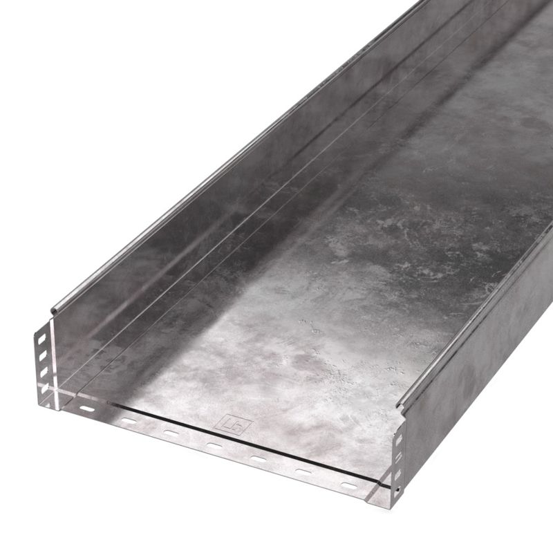 Лоток листовой неперфорированный 400х100 L3000 сталь 1мм Стандарт Промрукав PR16.0060