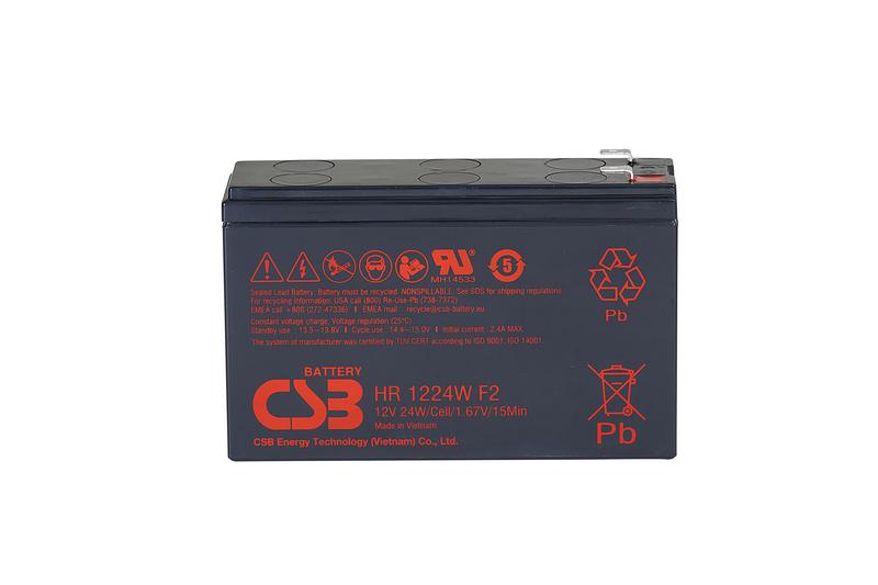 Аккумулятор 12В 6Ач CSB HR1224W F2 F1 CSB