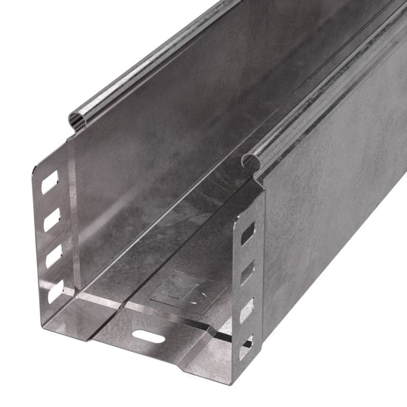 Лоток листовой неперфорированный 100х100 L3000 сталь 0.7мм Стандарт Промрукав PR16.0048