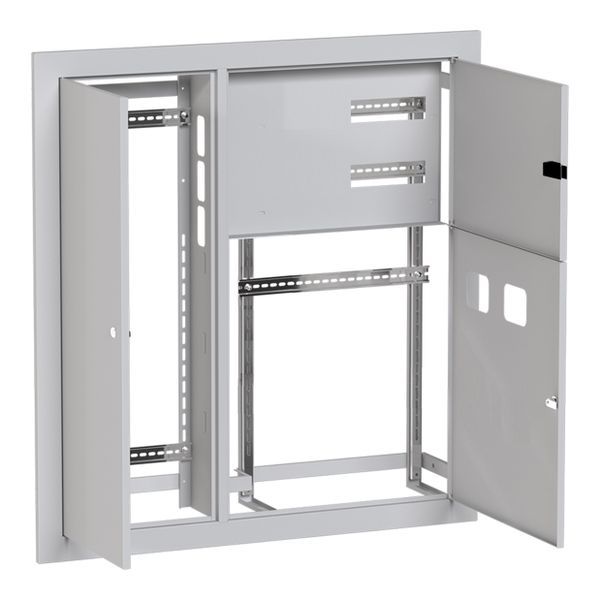 Щит этажный 2кв. слаботочка слева (1000х950х160) Basic EKF mb28-v-2z