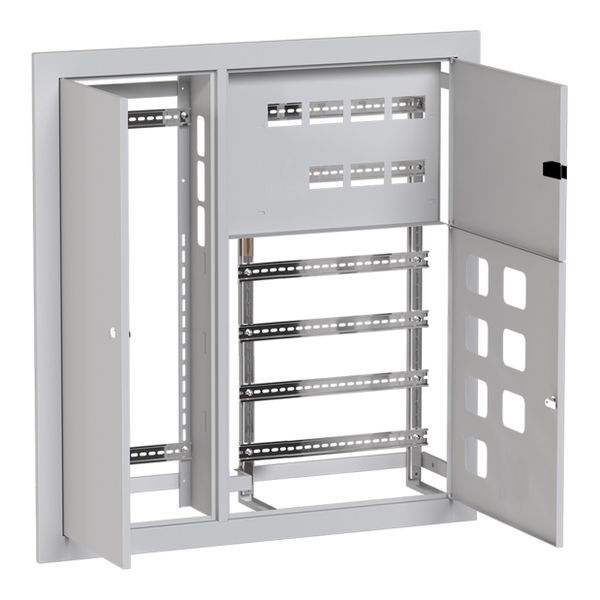 Щит этажный 7кв. слаботочка слева (1000х950х160) Basic EKF mb28-v-7z