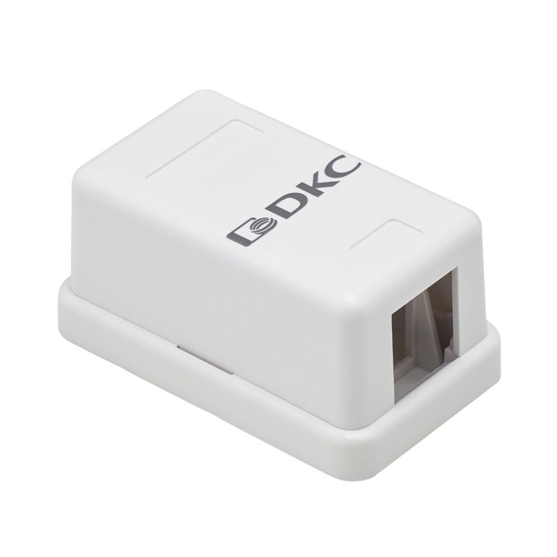 Розетка универсальная 1 порт для модулей Keystone DKC RNW1WH